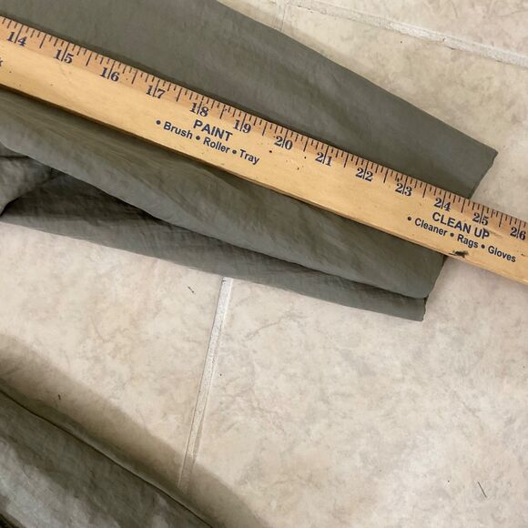 J. Jill Utility Jacket Women’s L Tall Green  Full Zip Cinched Waist Pockets * - Picture 10 of 11